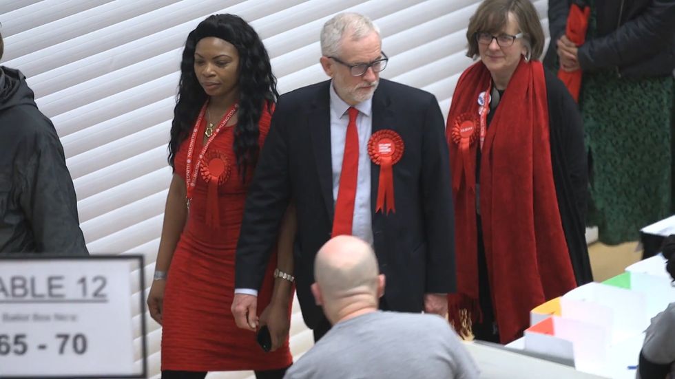 General Election: Labour leader Jeremy Corbyn arrives at count after disastrous night