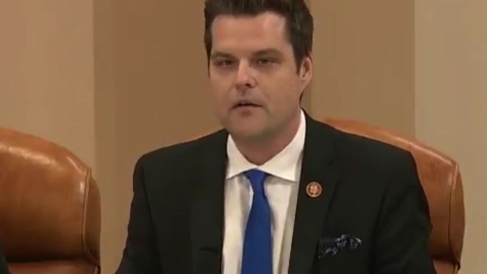 Republican Matt Gaetz shames Hunter Biden's alleged crack cocaine use as committee votes on Trump impeachment articles