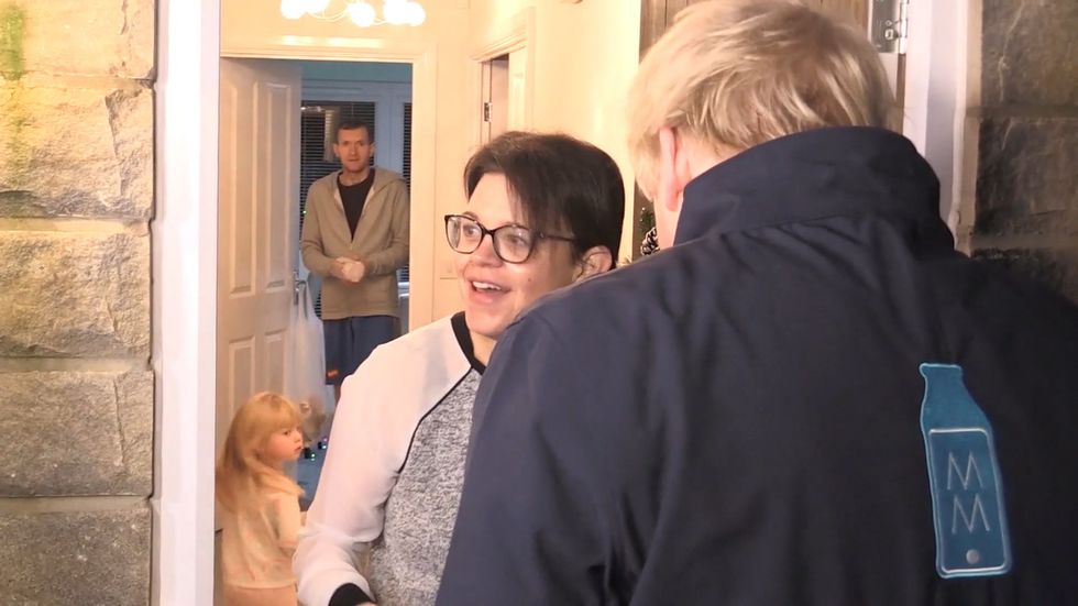 'Staged' Boris Johnson milk delivery appears to be exposed by woman's remarks