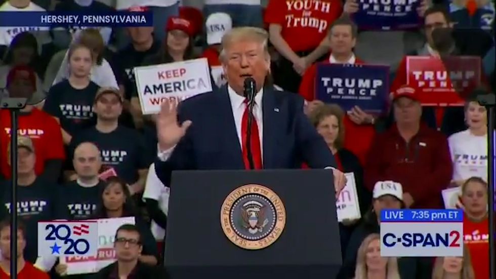 Trump says USA is 'so respected' now after being 'laughed at' four years ago