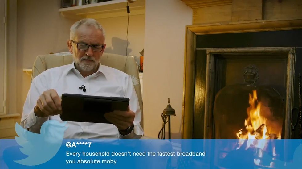Jeremy Corbyn releases mean tweets video