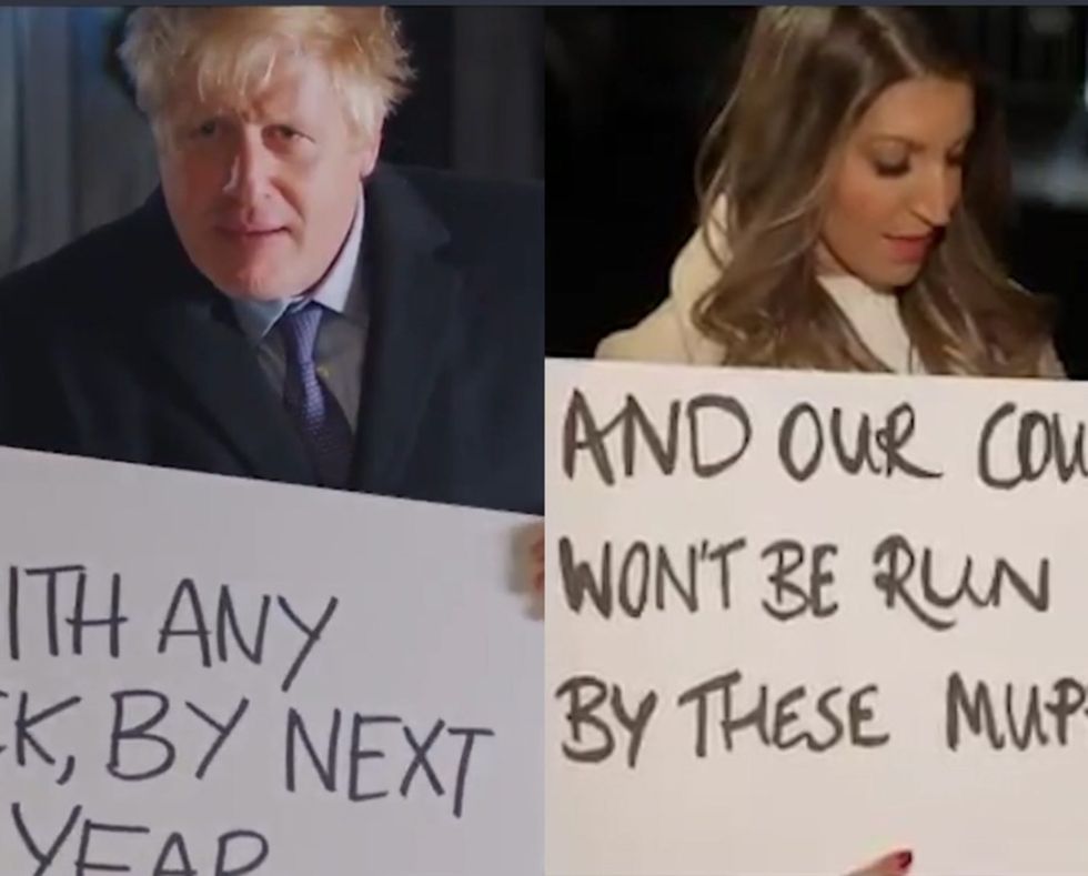 Boris Johnson accused of 'stealing' Labour MP's Love Actually parody in new campaign video