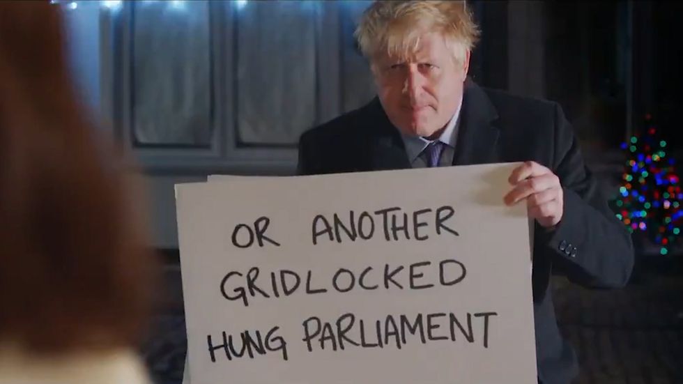 Boris Johnson releases spoof Love Actually campaign video