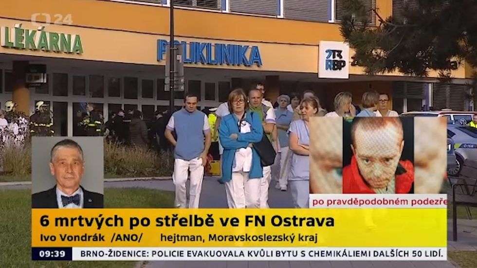 Czech hospital shooting: Staff are evacuated as emergency services surround building