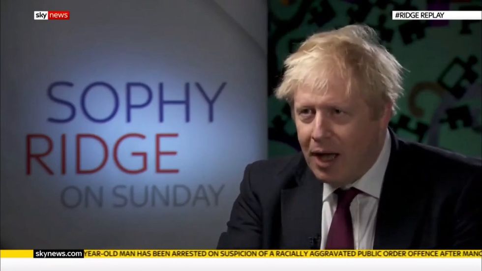 Goods crossing Irish sea after Brexit subject to checks if they are destined for the Republic, Boris Johnson admits