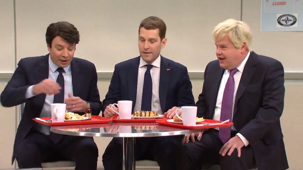 James Corden plays Boris Johnson on Saturday Night Live