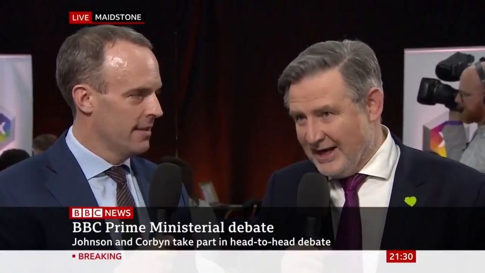 Labour's Barry Gardiner questions Dominic Raab: 'Why are you sweating and I'm not?'