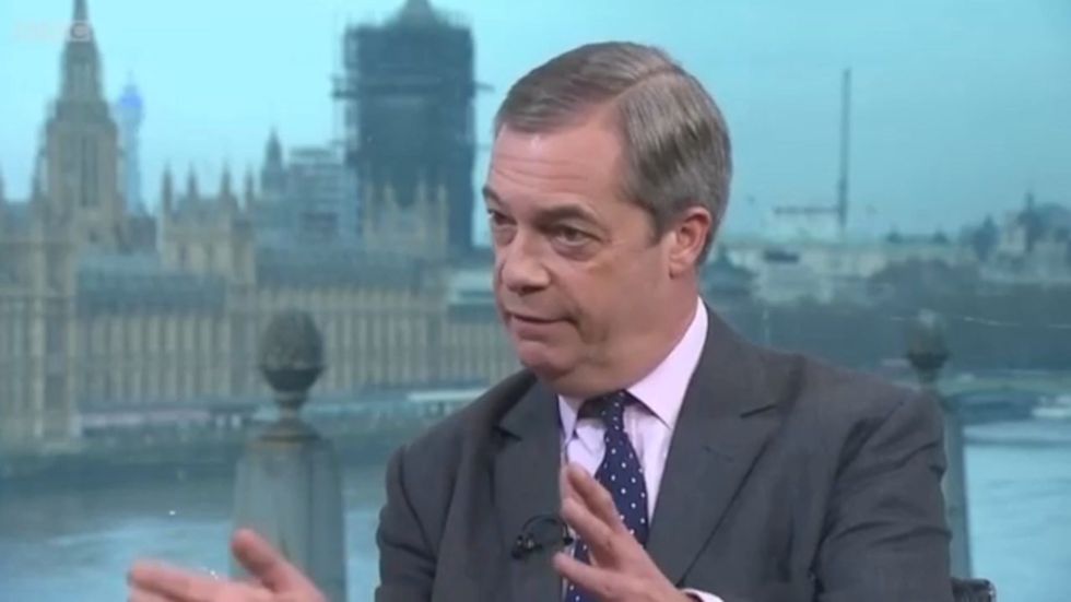 Nigel Farage faces grilling from Andrew Neil after four Brexit Party MEPs defect to Tories