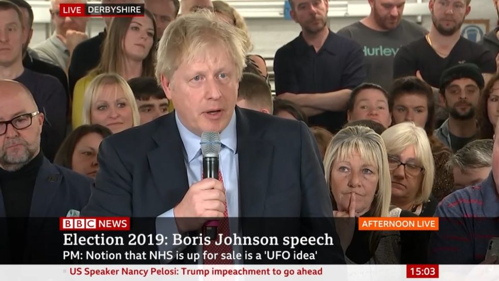 Boris Johnson claims Labour would 'rig' a second referendum