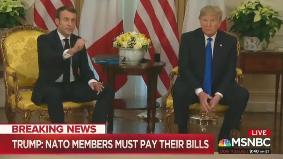 Macron fact-checks Trump mid-conversation for false claim on Isis fighters