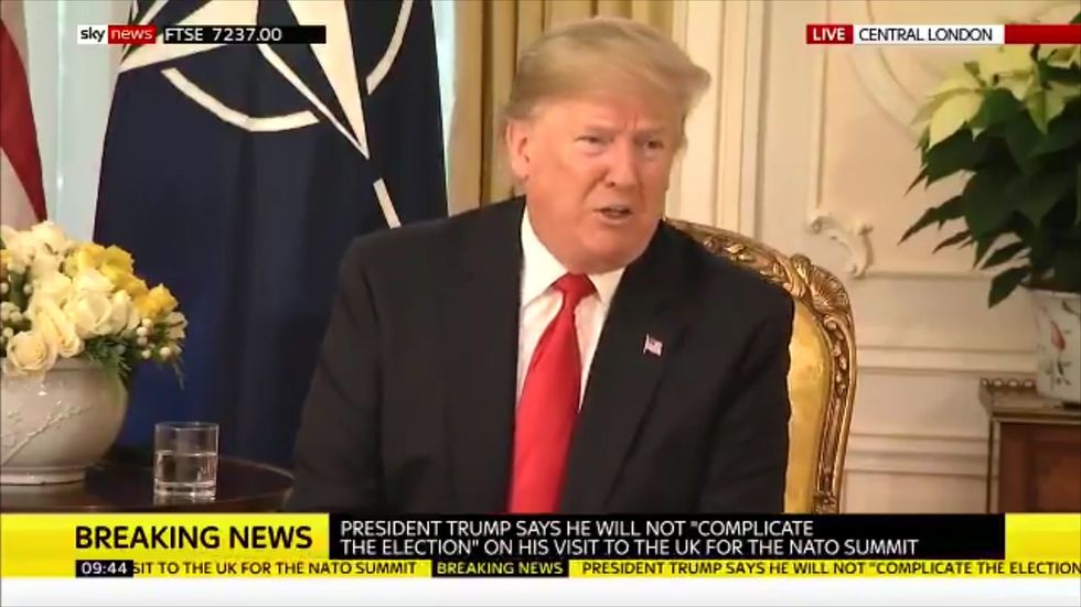 Trump on NHS: 'We want nothing to do with it'