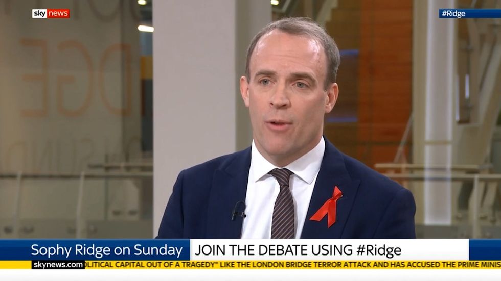 Dominic Raab says 'we need to bring together our french friends, our german friends'