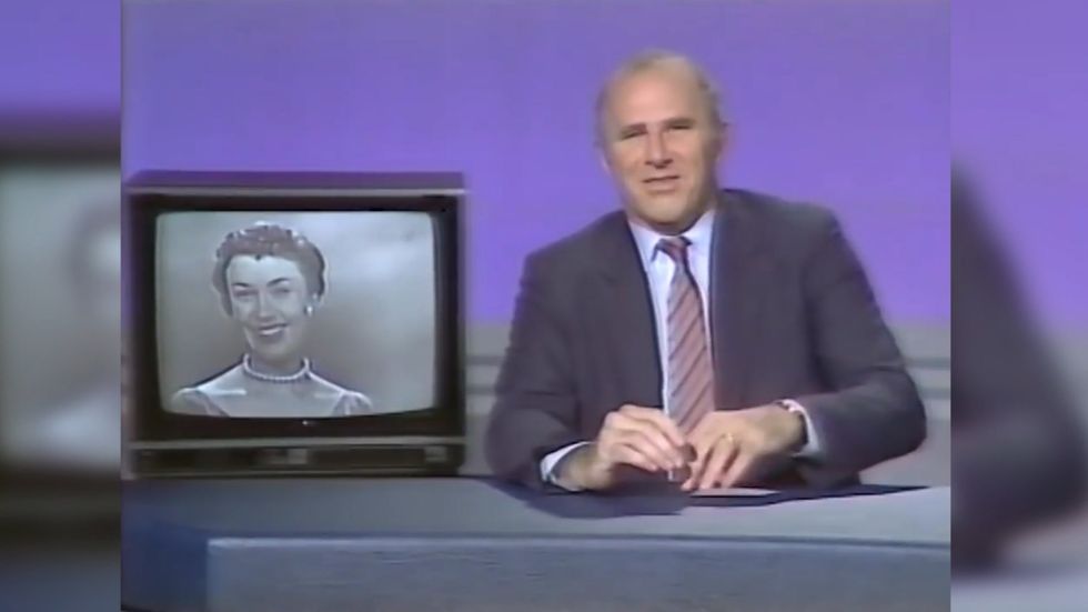Clive James presents ITV's Clive James on Television in 1988 
