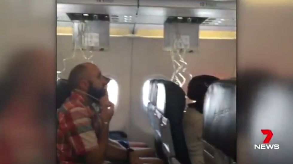 Cabin crew shout 'passengers get down!' on 2017 Bali-bound flight