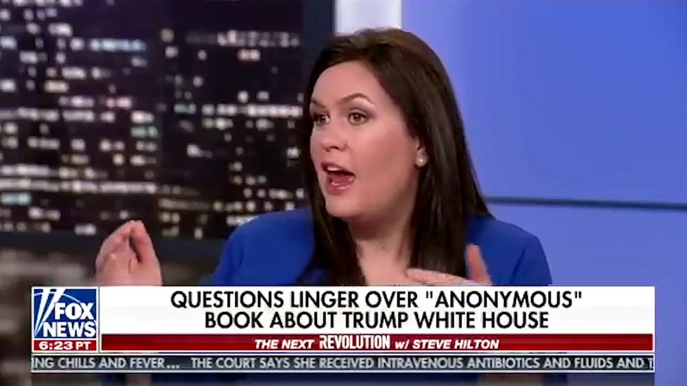 Sarah Huckabee Sanders insists Trump reads 'more than anyone I know'