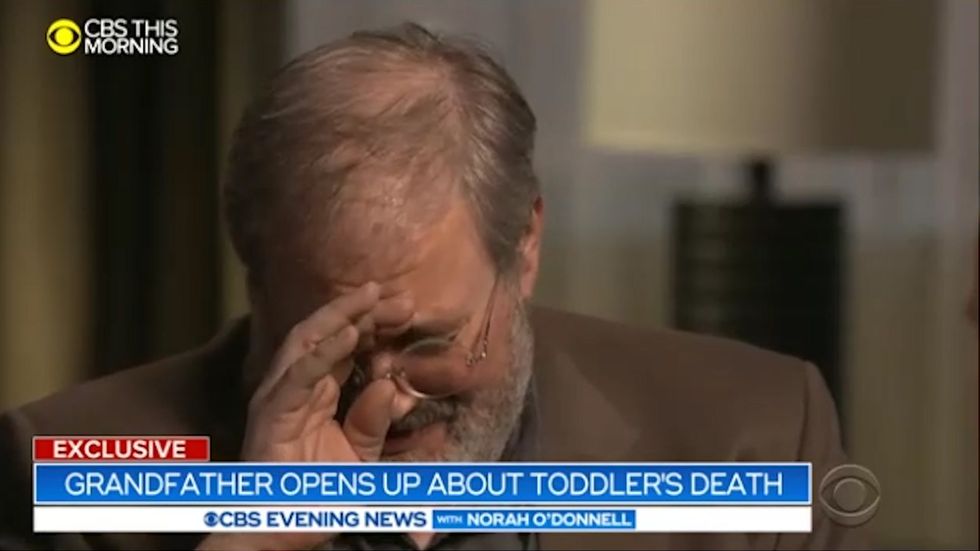 Grandfather charged in cruise ship death of toddler breaks down in interview