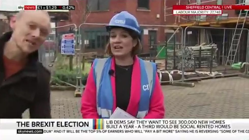 Man interrupts Sky News broadcast to give his honest thoughts on Brexit