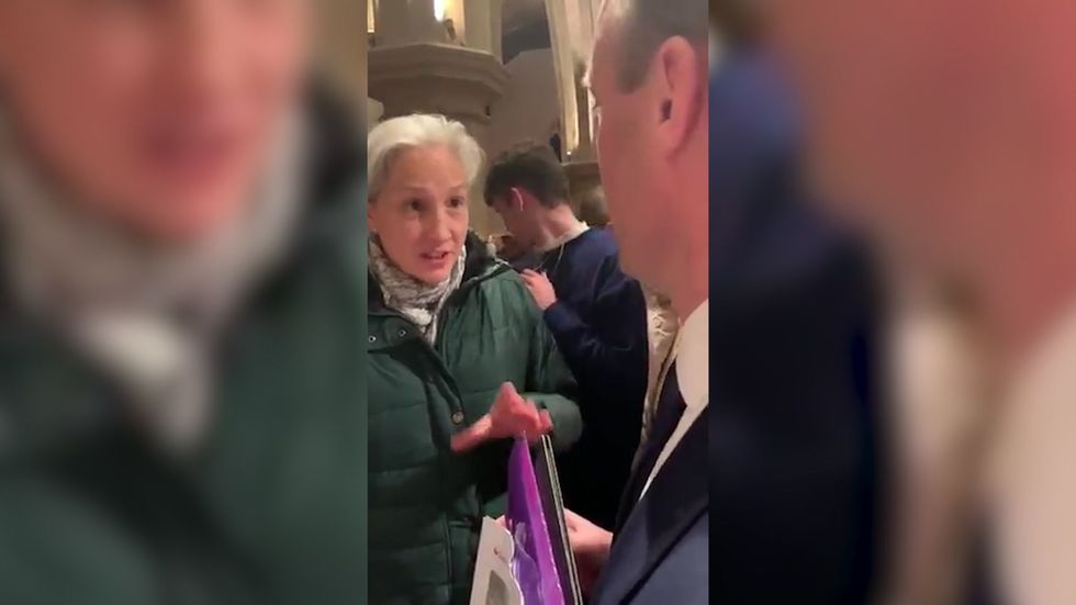 Dominic Raab confronted by woman on claims about how much his weekly shop costs