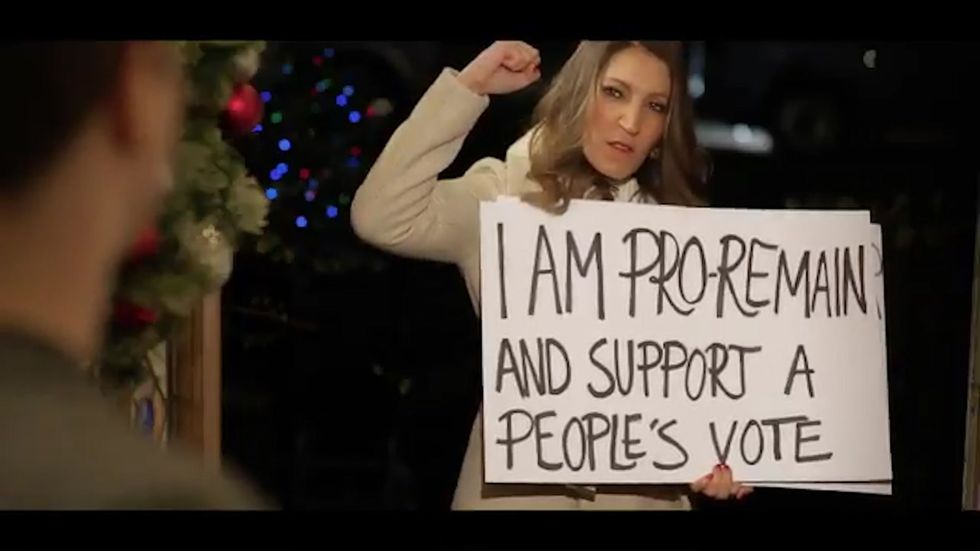 Rosena Allin-Khan recreates Love Actually scene