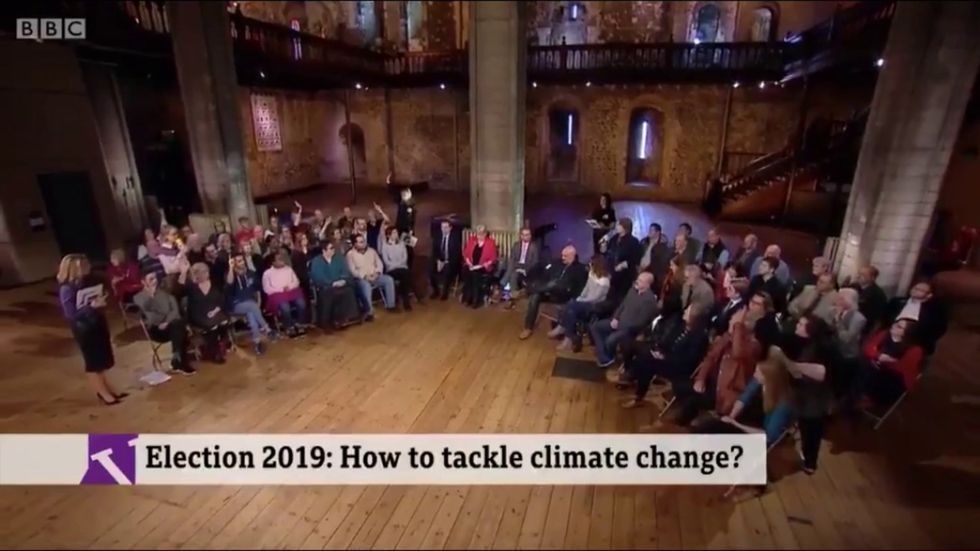 Woman tells young climate change activist that she is 'scaremongering'