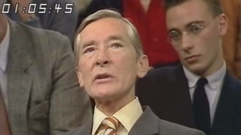 Carry On star Kenneth Williams talking about the EU in 1985