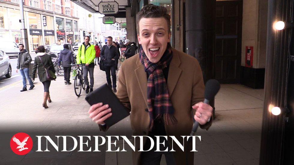 General election: Registering people to vote in the street
