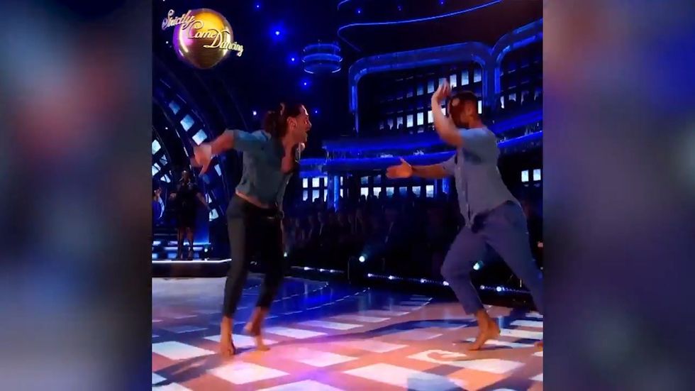Johannes Radebe  and Graziano Di Prima in first ever same-sex Strictly Come Dancing performance