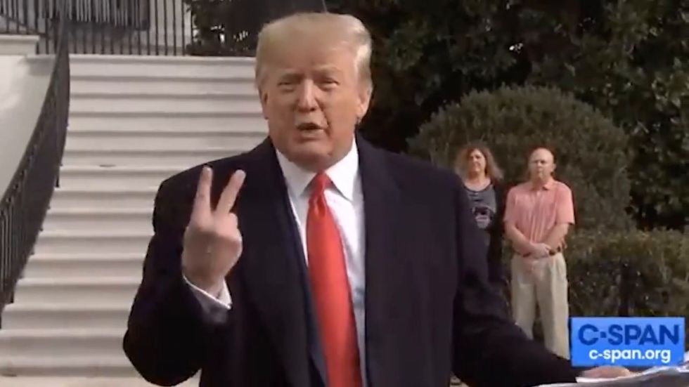 Donald Trump reenacts conversation with Gordon Sondland after bombshell impeachment testimony