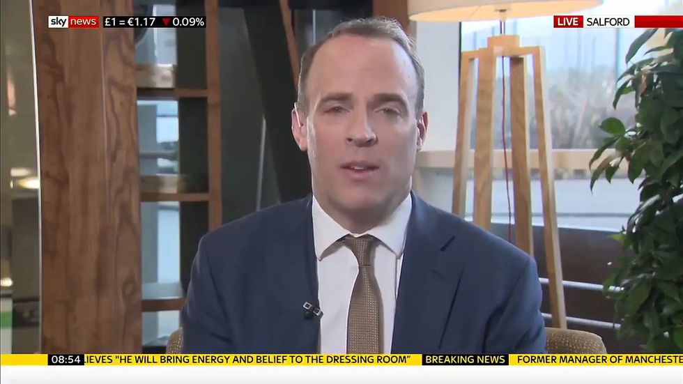 Dominic Raab defends government decision to demand legal costs from Harry Dunn family