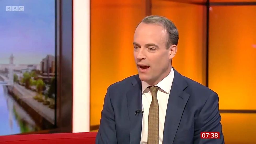 Dominic Raab says 'no one gives a toss' about Tory 'fact checker' Twitter account