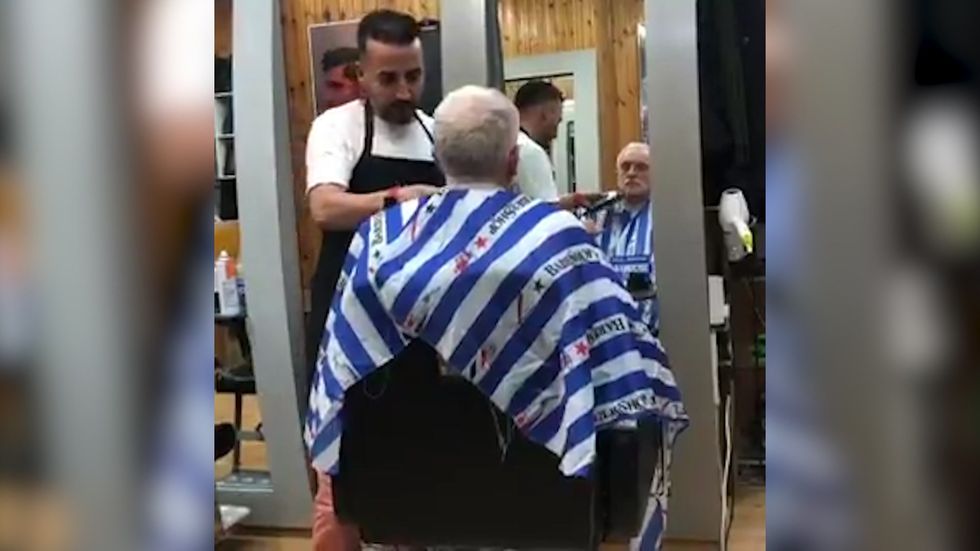 'Quick trim before the first TV debate' Jeremy Corbyn shares video of himself at the barbers