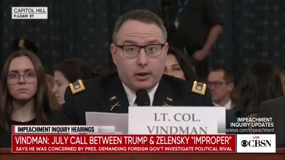 Trump impeachment hearing: Witness hits out at 'vile character attacks' following president's tweets