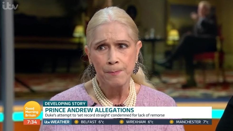 Lady Colin Campbell tells Good Morning Britain that sleeping with underage sex workers is not paedophilia