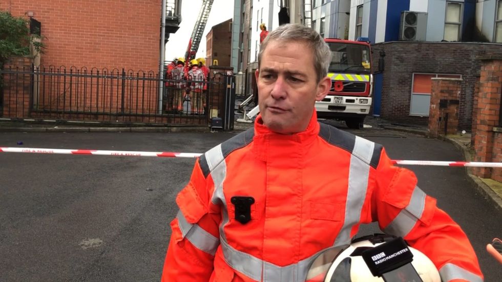 Chief Fire Officer: We are still waiting to establish that everyone is safe after Bolton blaze