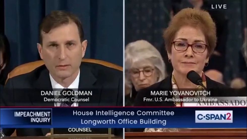 Former ambassador to Ukraine Marie Yovanovitch says 'colour drained' from her face when hearing Trump's 'threat'
