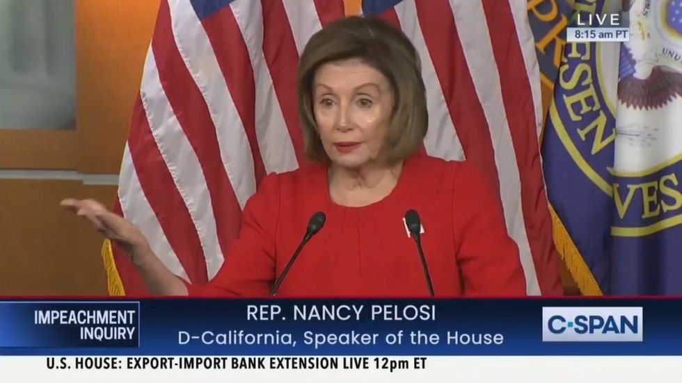 Nancy Pelosi explains meaning of the word 'exculpatory' to Trump
