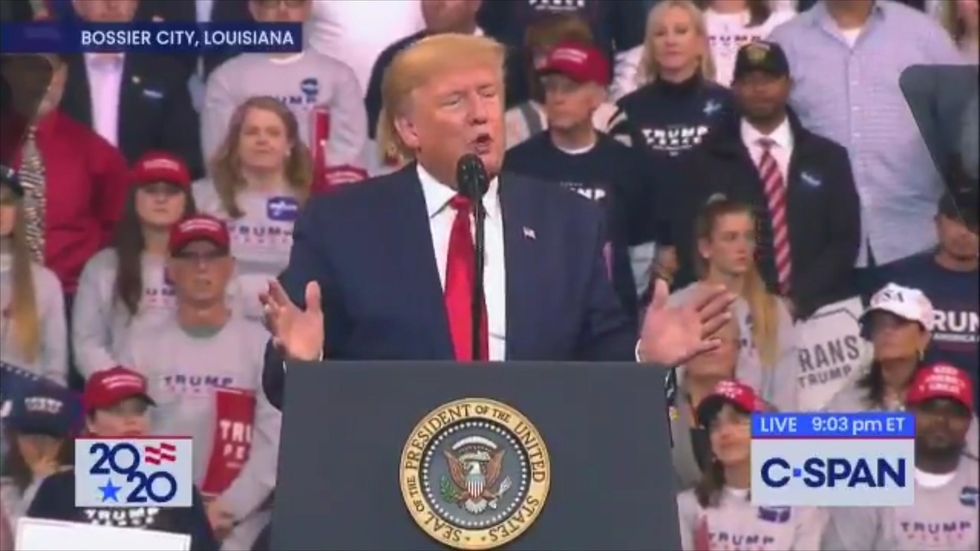 Trump in Louisiana: 'You're ranked number 50 on economic development. So you're doing fine, but you're not doing like you should be doing'