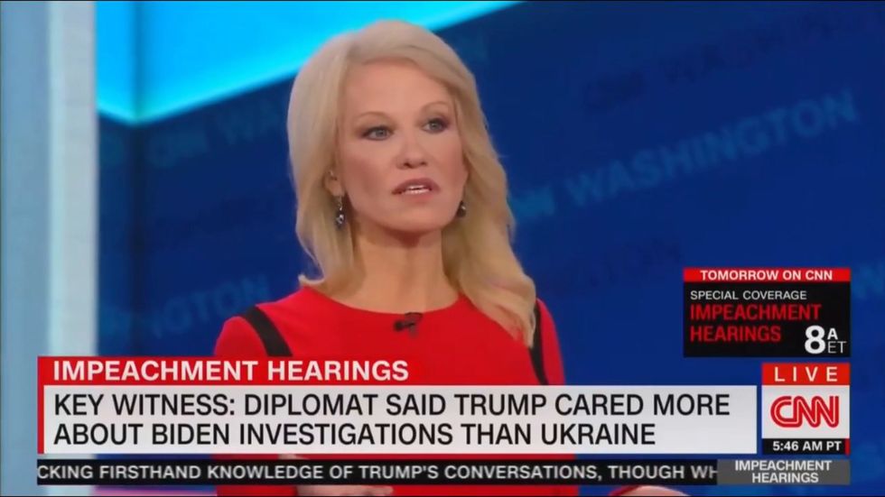 Kellyanne Conway confronts CNN anchor after he says 'I know there are issues with your marriage'