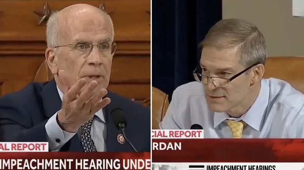 Jim Jordan's attempt to attack the whistleblower backfires: ' President Trump is welcome to take a seat right there!"