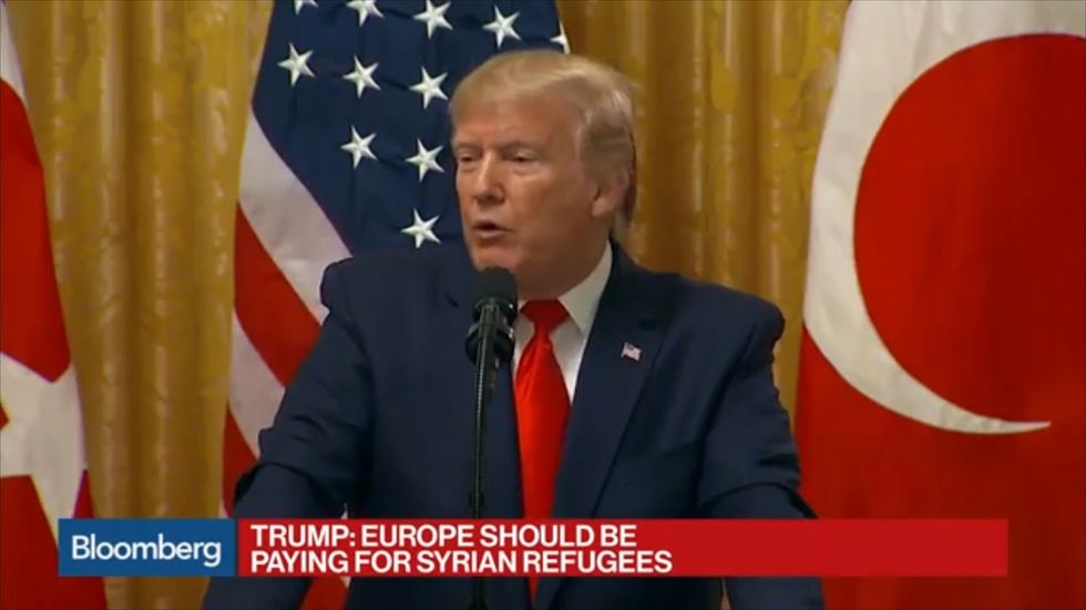Trump touts 'great relationship' with Kurds