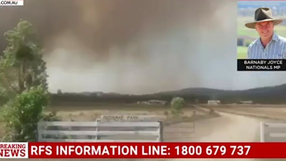 Barnaby Joyce says New South Wales' bushfire victims 'most likely' voted for the Greens