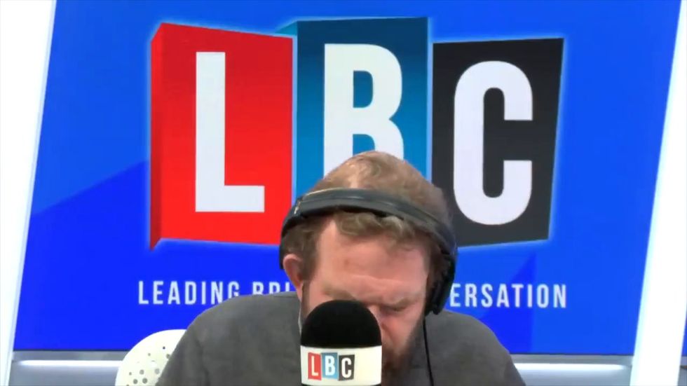 Brexit Party candidates tells James O'Brien that he has lost £100 because of Nigel Farage
