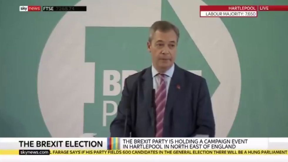 General Election: Nigel Farage says Brexit Party will not contest seats won by Conservatives in 2017