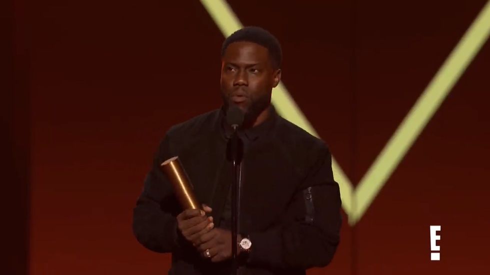Kevin Hart makes first public appearance following horrific car crash
