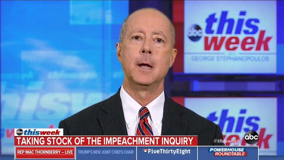 Trump's Ukraine call not a problem because he speaks like that 'all the time', says Rep Mac Thornberry