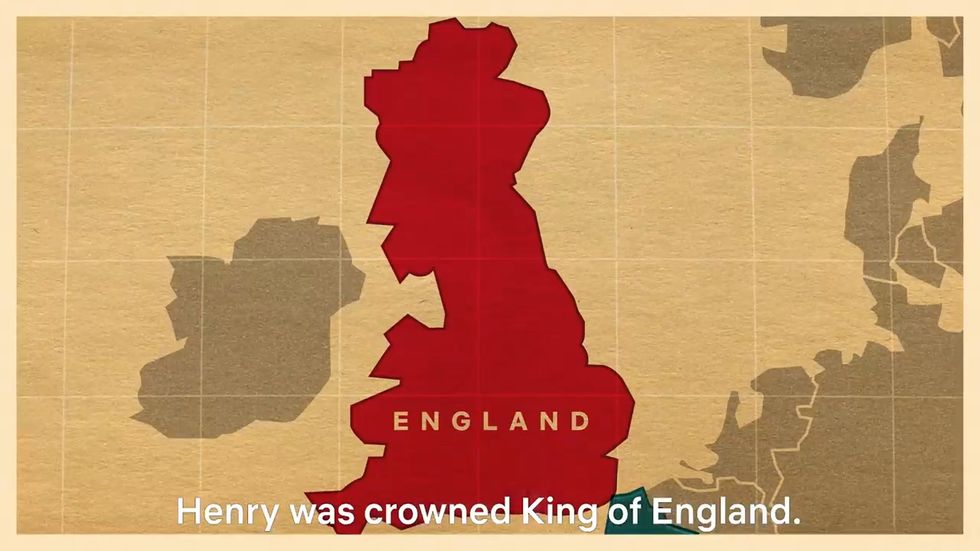 Netflix video explaining history behind The King deletes Scotland and Wales from history