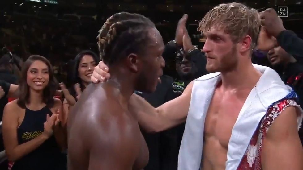 KSI 'respects' Logan Paul following victory in YouTuber boxing match in LA