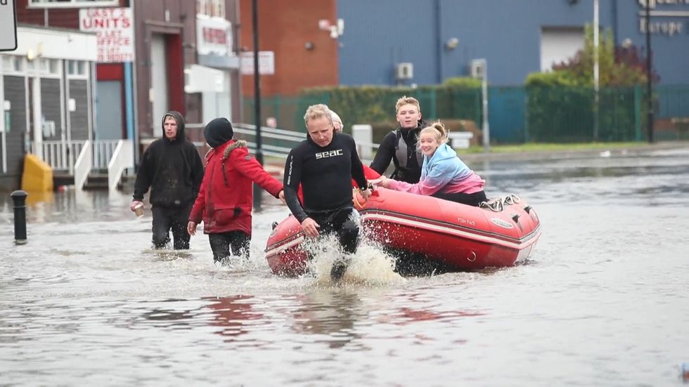 Doncaster residents struggle through flood deluge