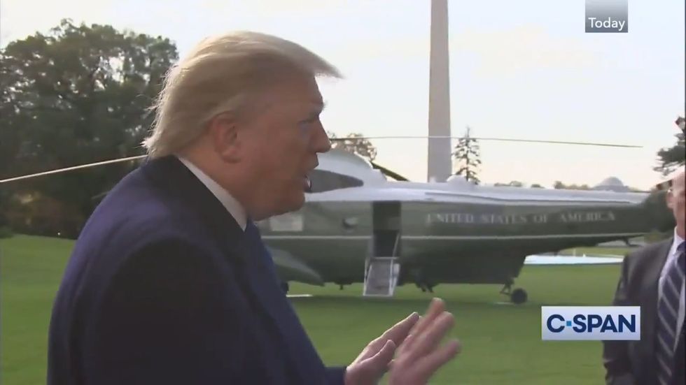 Trump blames media for 'shaping his behaviour'