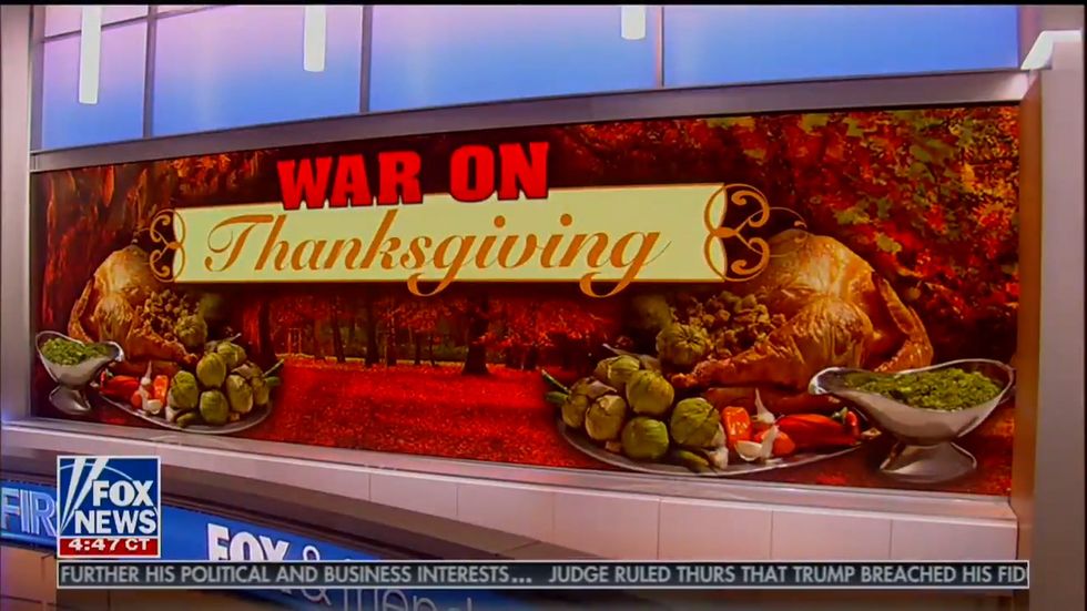 Fox News 'War on Thanksgiving' segment
